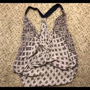 Low cut flowy tank top